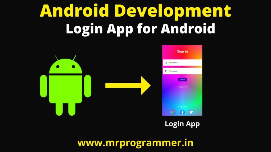 Login App In Android Development