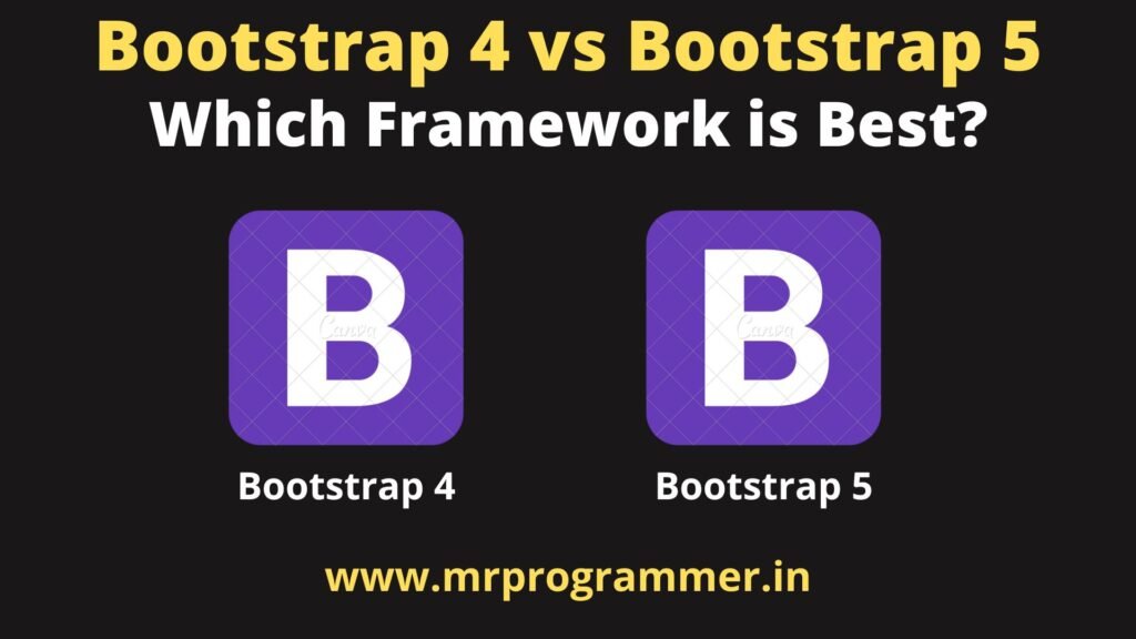 Bootstrap 4 vs Bootstrap 5