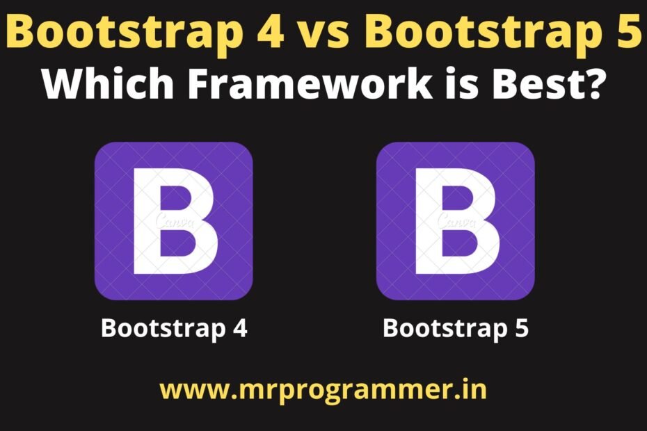 Bootstrap 4 vs Bootstrap 5