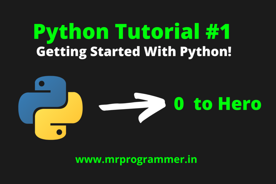 Python Tutorial #1