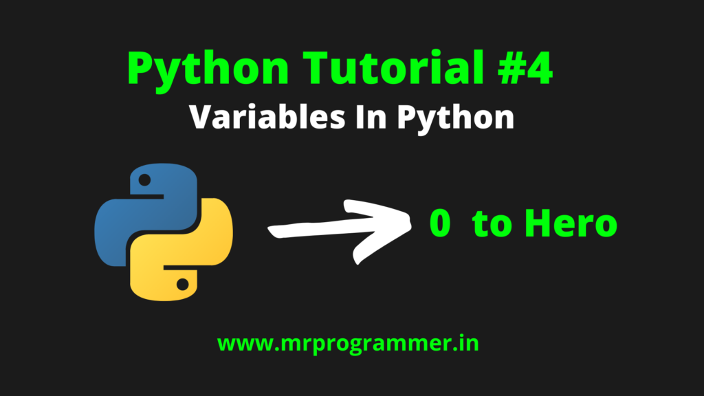 Variables In Python