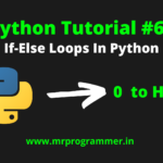 Python Tutorial #6