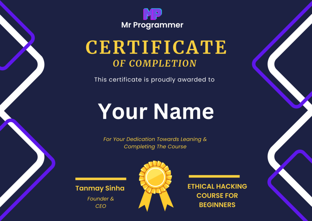 Certificate Ethical Hacking