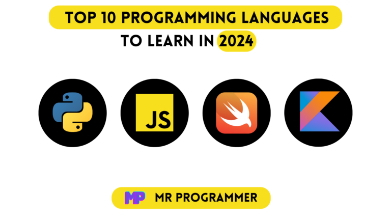 Top 10 Programming Languages to Learn in 2024 | Future-Proof ...