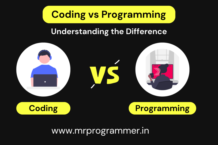 Coding vs Programming