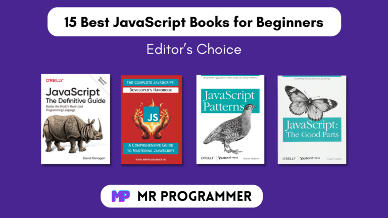 15 Best JavaScript Books for Beginners - Mr Programmer