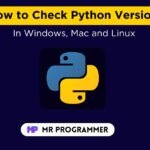 How to Check Python Version